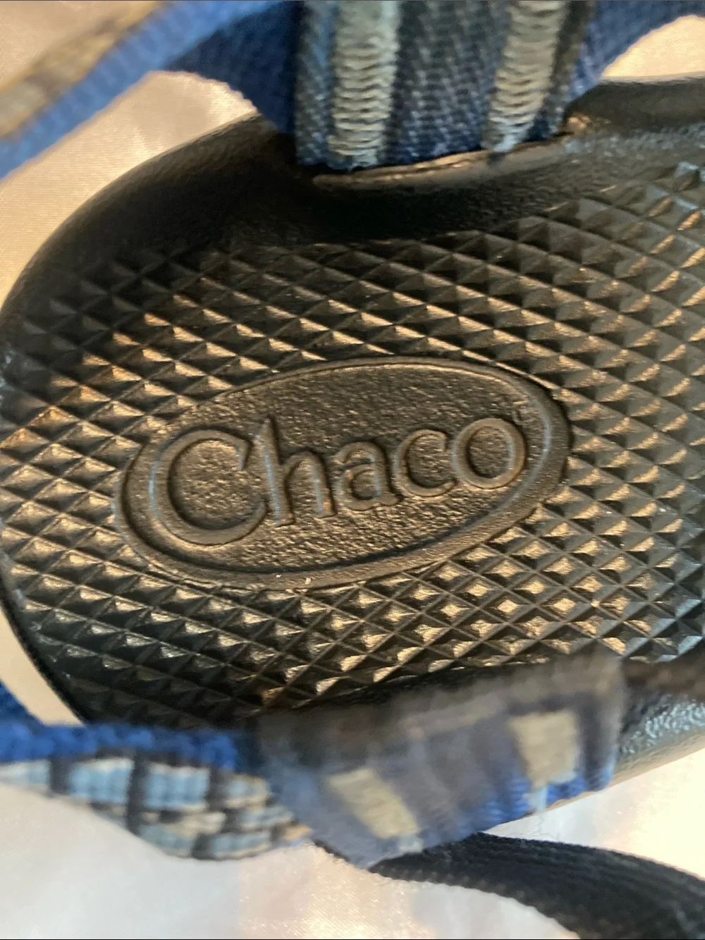 Chaco Kids Blue Patterned Strap Sandals
